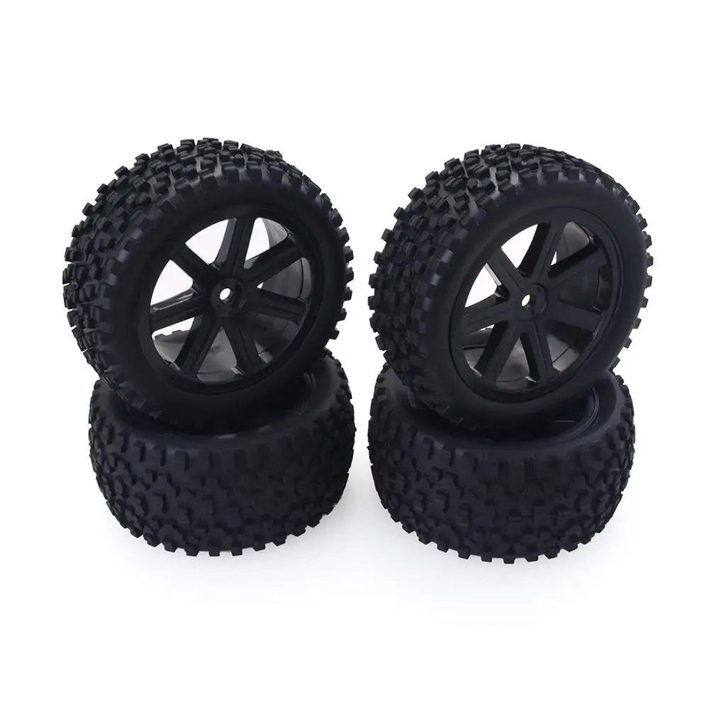 4 шт. 1/10 RC автомобильные резиновые шины пластиковые колеса для Redcat HSP HPI Hobbyking Traxxas