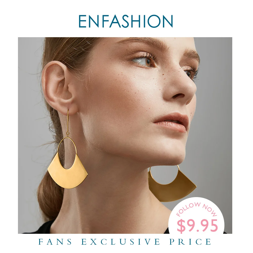 Серьги подвески женские из нержавеющей стали золотого цвета EB171040|earrings for|dropping