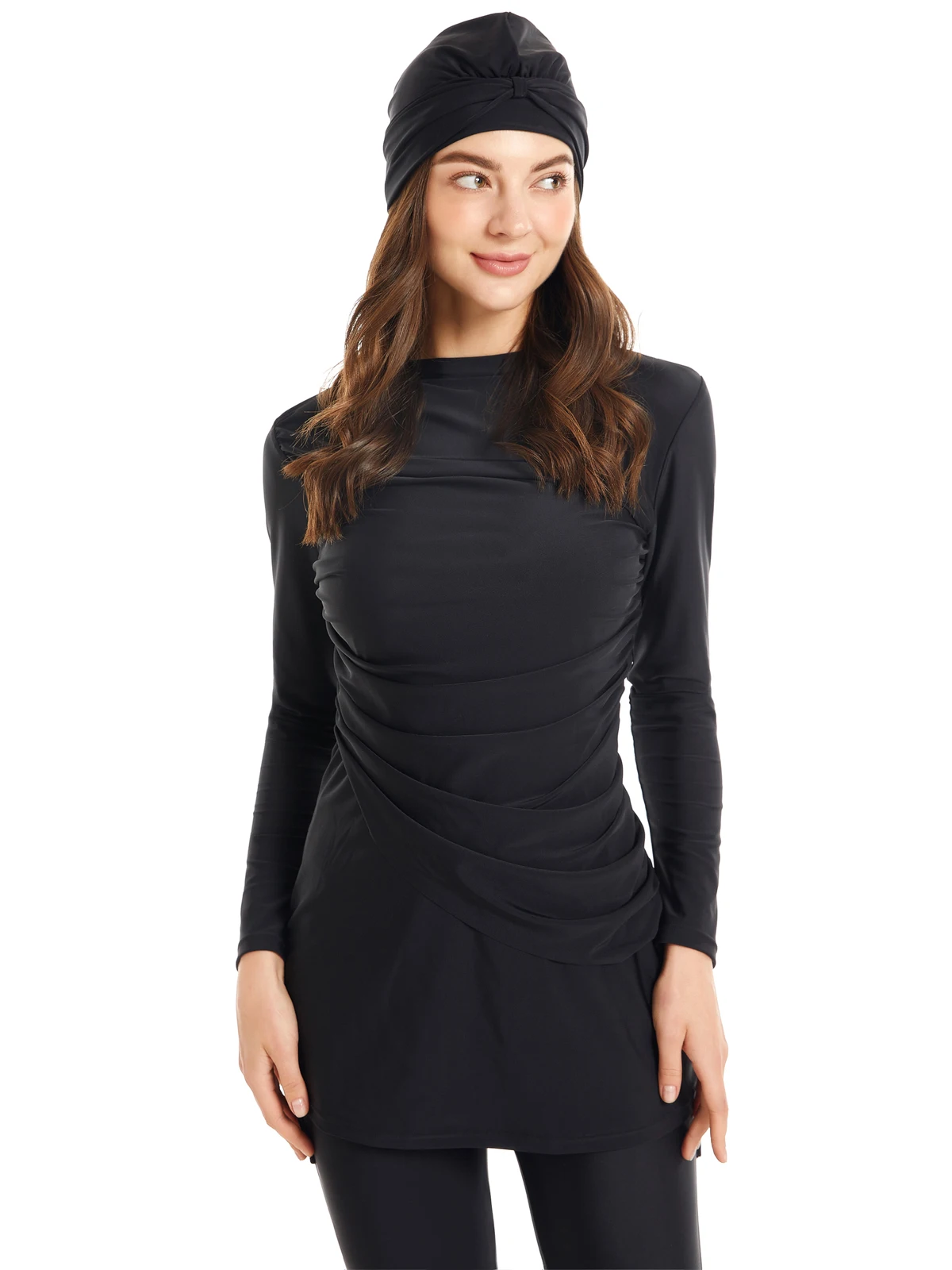 Other Outdoors Modest Muslim Swimwear All Black Burkinis Islam