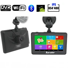 Karadar Автомобильный видеорегистратор gps навигация Android 4.4.2 с Wifi g-сенсор Full HD1080P камера Автомобильный видеорегистратор карта обновление
