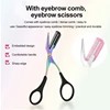 Eyebrow Scissors With Eyebrow Comb Makeup Eyebrows For Beauty Artisan Makeup Tools & Accessories 5