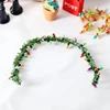 New Arrivals 1/6 1/12Doll House Mini Rattan String Lights Christmas Door Model Holiday Decoration Accessories 4