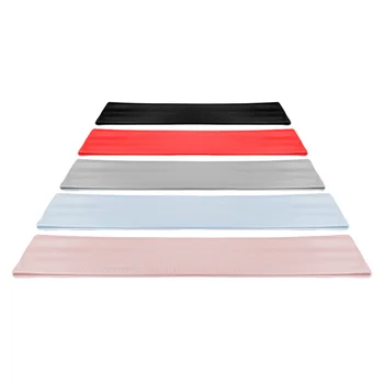 

5pcs Solid Color Headband Non-slip Running Sports Hairband Fitness Head Strap Hair Accessory for Women Female - Average Size (Bl