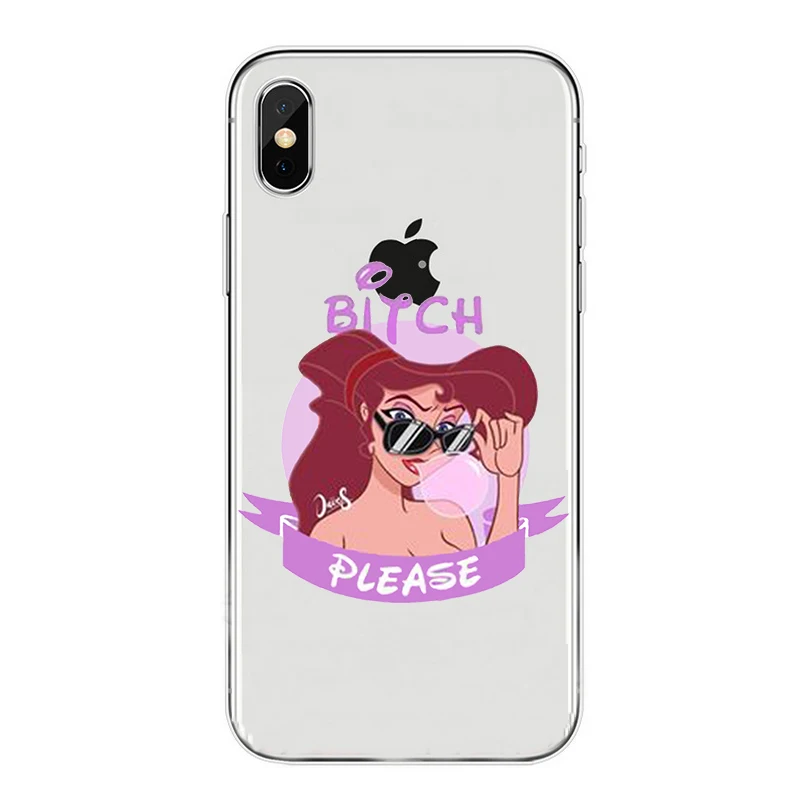 ООН Детская футболка с надписью bitch please con las princesitas Disneys Мягкая обложка чехол для