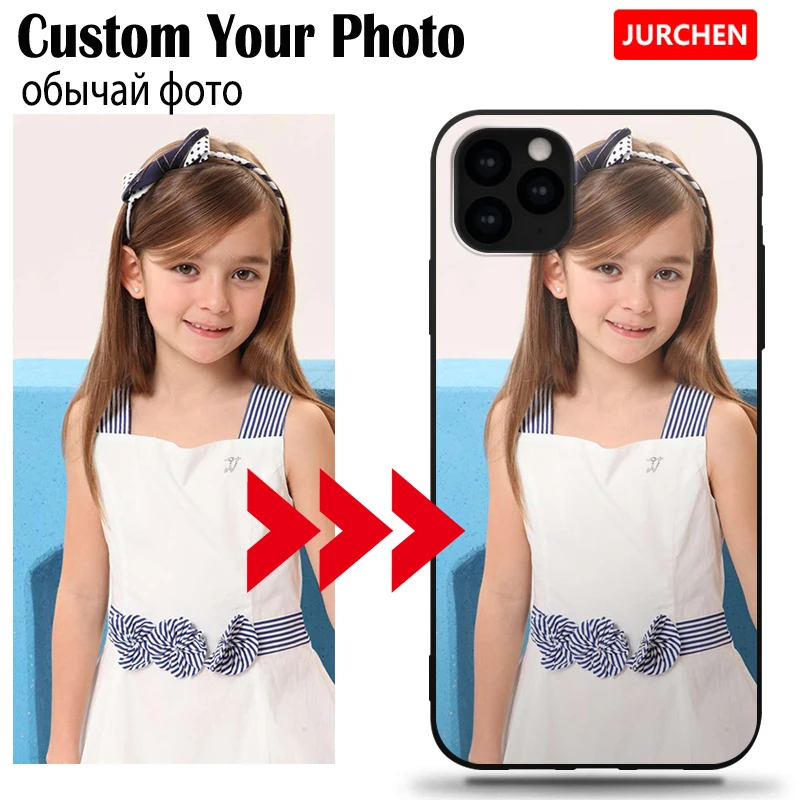 JURCHEN пользовательский чехол для Xiaomi Mi 10 8 9 SE A2 A3 10T Lite DIY Фото имя Note 9T CC9 E Pro 6X F1