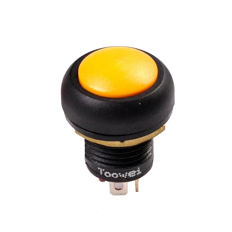 Toowei Switch Fabricação 12 mm Plástico Ip67 à Prova Dip67 Água Auto-travamento Fixação Interruptor 10 Peças