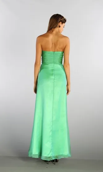 Зеленое платье пышные платья для женщин vestidos formales Длинные бальные платья с кристаллами и бисером платья для выпускного вечера