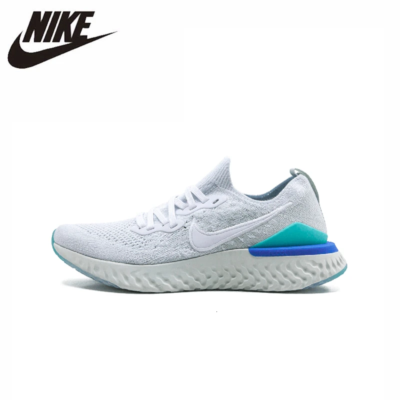 

Nike Epic React Flyknit 2 Original New Arrival Men Running Shoes Breathable Comfortable Lightweight Sneakers #CJ5930-114