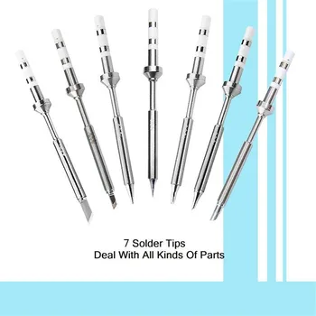 

Original Replacement Solder Tip Welding Soldering Iron For TS100 Digital LCD Soldering Iron 7 Types Tips