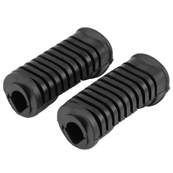 

1pair Motorcycle Front Footpegs Plate Footrest Rubber Pad Grip Cover for Honda 125cc CG 125 Foot Rests motorcycle parts New