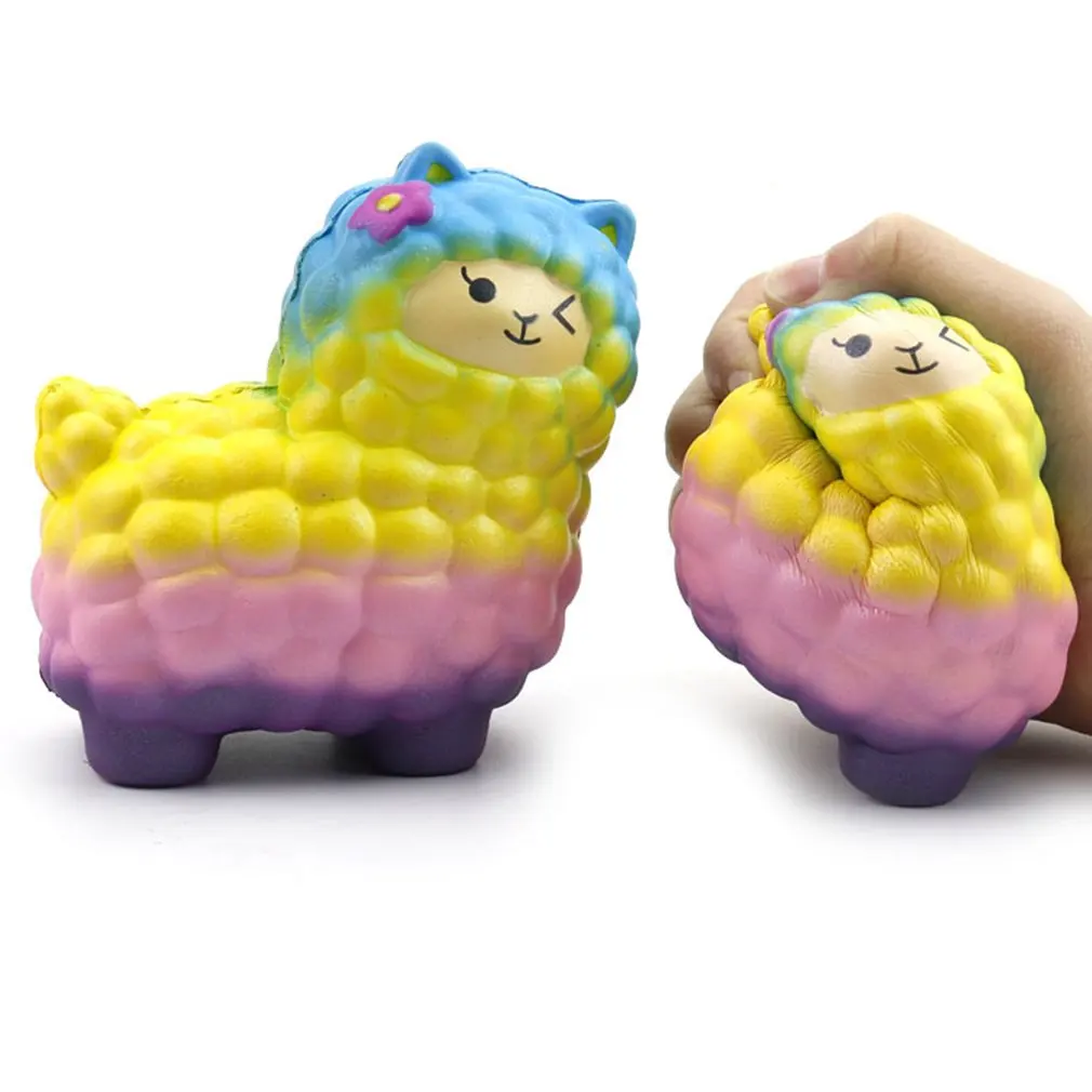 OCDAY Kawaii милые ароматизированные игрушки в форме Овцы практичные медленно растущие сжимаемые Игрушки Анти-strss лучший подарок мягкие игрушки для снятия стресса сквиши
