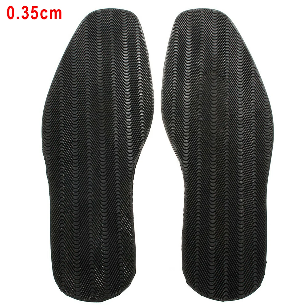

1 Pair Anti Slip Heel Outsole DIY Replacement Elastic Stick On Protector Rubber Flat Shoe Soles Thicken Soft Kit Repair
