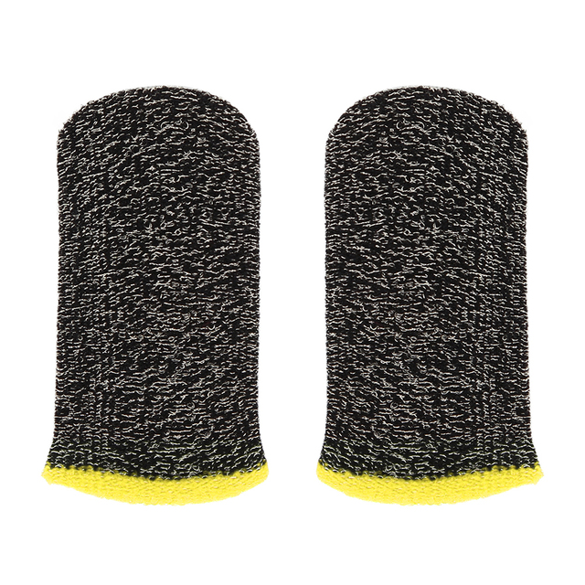 Game Controller Finger Cover Proof Non-Scratch Sensitive Touch Screen Gaming Finger Thumb Sleeve Gloves for PUBG game