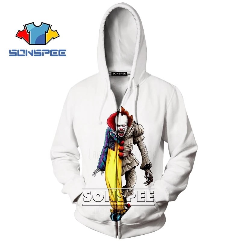 4 SONSPEE Stephen King's It clown Harajuku/футболка с 3d принтом для мальчиков и девочек-подростков/толстовки/шорты Детская одежда X223 - Цвет: 4