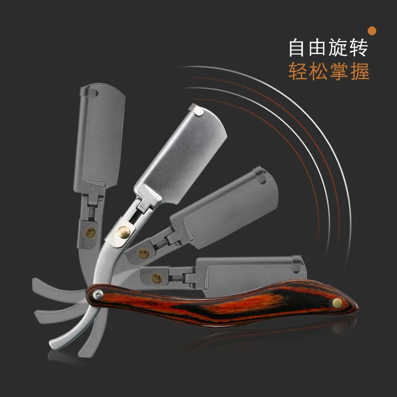 Hairdressing Razor Blade Barbershop Dedicated Vintage Razor Shaving Knife Razor Manual Blade Eyebrow Shaping Knife G1111 4