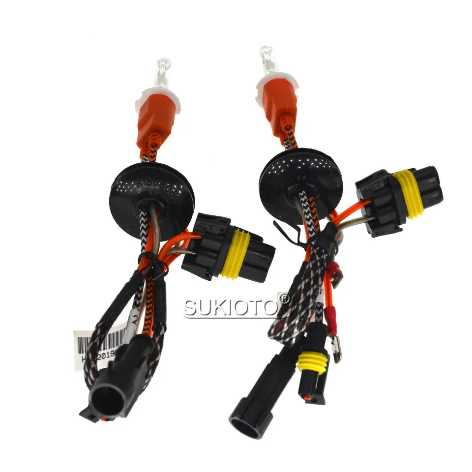 SUKIOTO High Power xenon H7 100W ballast 24V 12V hid xenon headlight Kit H1 H3 4300K 5000K 6000K 8000K car truck boat hid lights (1)