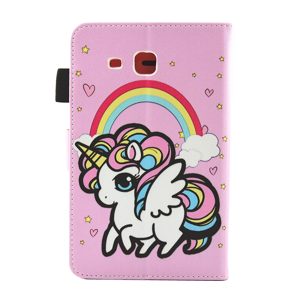 as photo Модный чехол с котом, единорогом, совой,, Tab 7,0, для samsung Galaxy Tab A 7,0, T280, T285, SM-T285 чехол, чехол для планшета, силиконовый чехол - Цвет: as photo