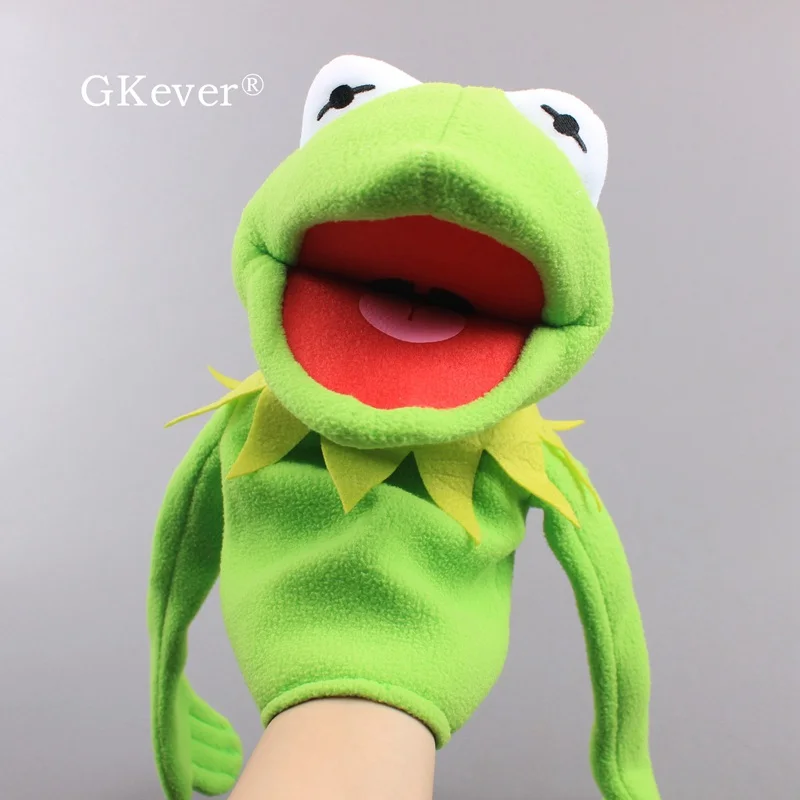 Kermit the Frog Puppet Sesame Street The Muppet Show Plush Hand Puppet Toy 40cm Children