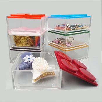 

Stacking Storage Containers Resin Mold Stackable Square Small Box With Lids Mold F3MF