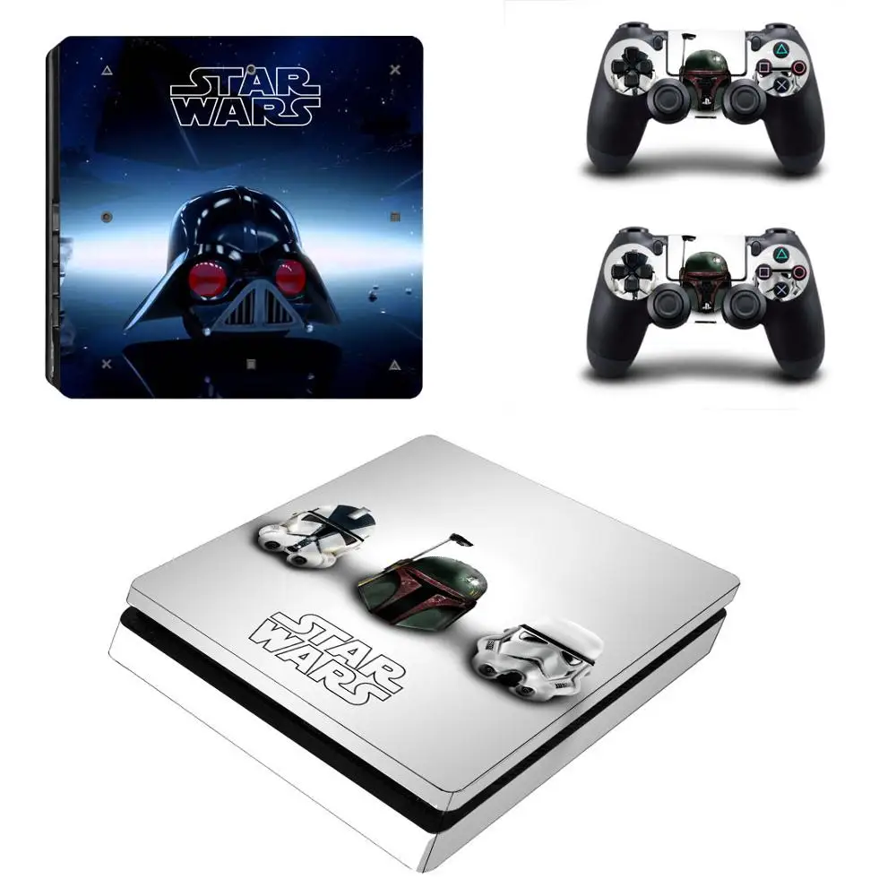 Пленка Звездные войны PS4 Slim sticker s Play station 4 наклейки для кожи наклейки для playstation 4 PS4 Slim консоль и контроллер Кожа винил