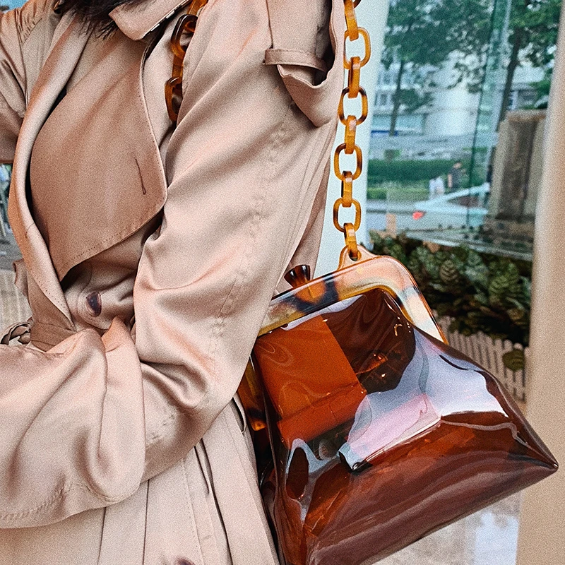 SUNNY BEACH Bolso cruzado de acrílico de lujo para mujer, bolsa transparente  de maquillaje, Mini bandolera pequeña para chica|Bolsos de hombro| -  AliExpress