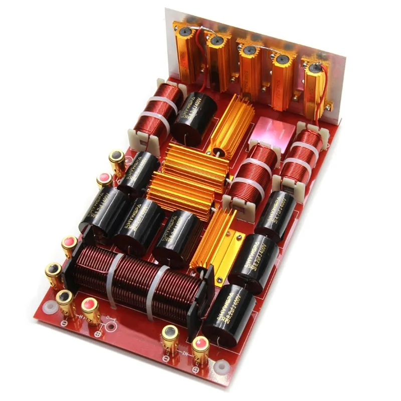 1pcs 3 Way 3 Unit 1800W Hi-Fi Crossover Audio