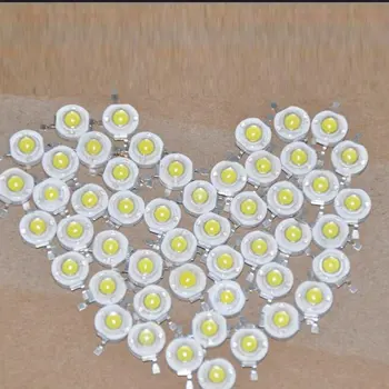 

1W Led Diode High Power Chips Led Diod White Light-Emitting-Diodes White 110-120 Lm Led Beads 50 Pieces