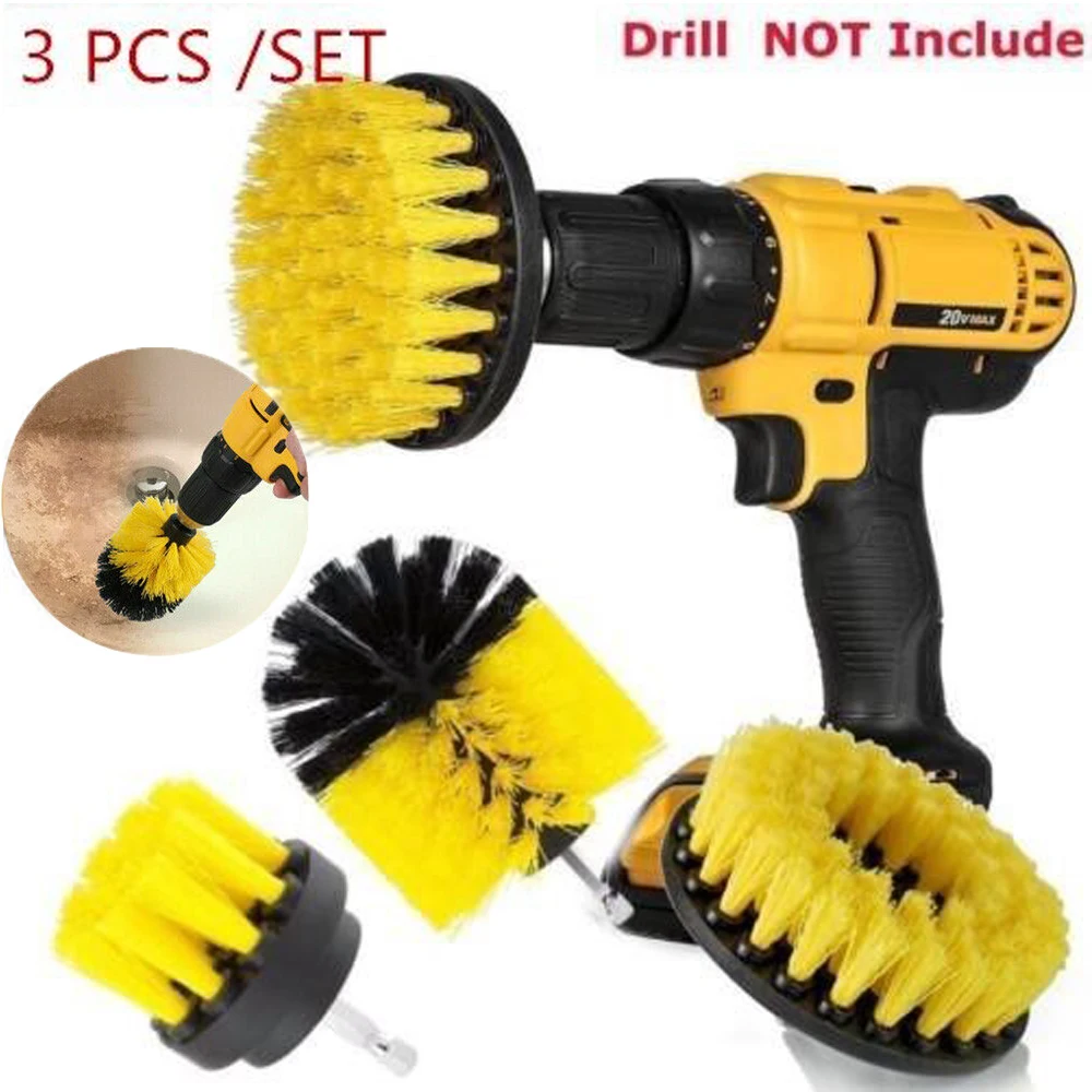 Hot Sale Electric Brush Kit Tile Grout Scrubber Cleaning Drill Nylon