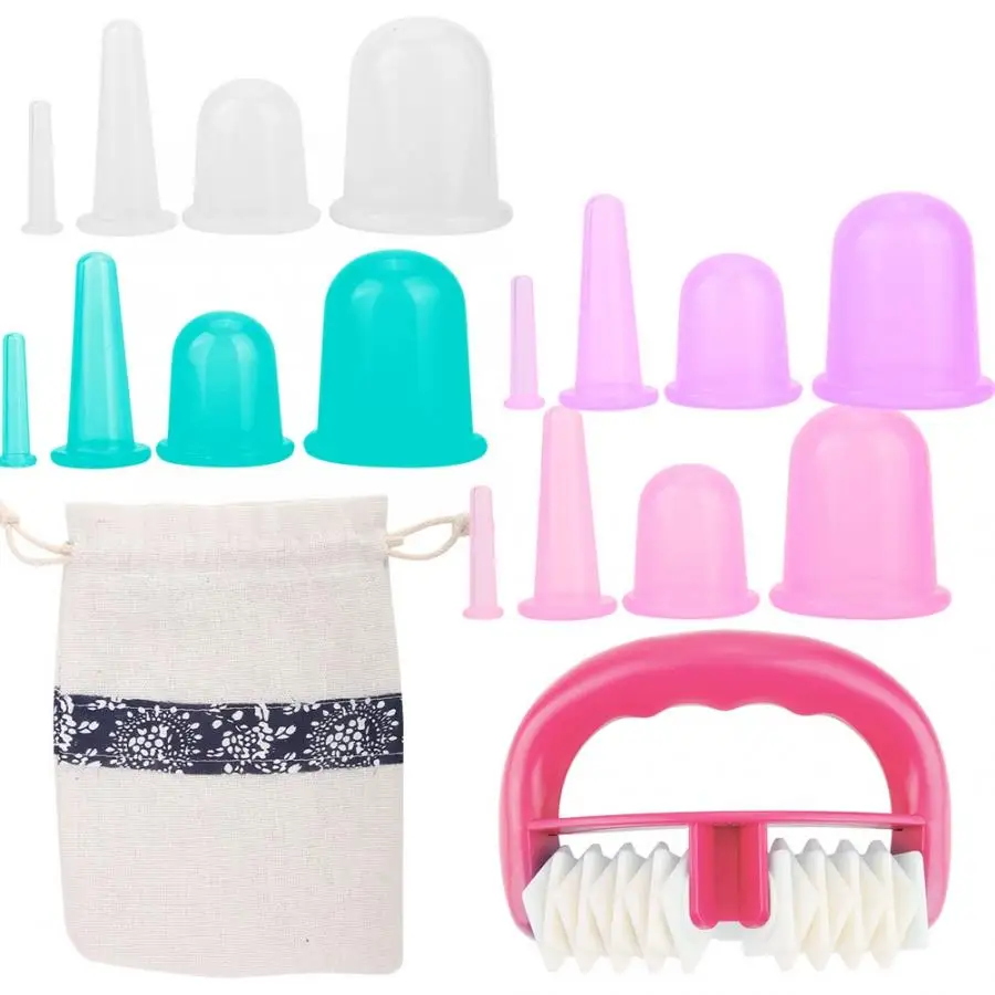 Расслабление Тела Вакуумная присоска чашки для удаления целлюлита