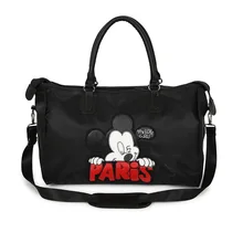 Новая Корейская версия портативной сумки большой емкости водонепроницаемая дорожная сумка чёрная сумка-мессенджер