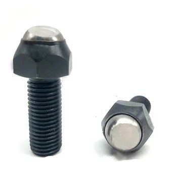 

1pcs M6 M8 bead positioning screws hexagon flat ball plunger screw angle seat type lock bolts black color bolt 30mm-40mm long