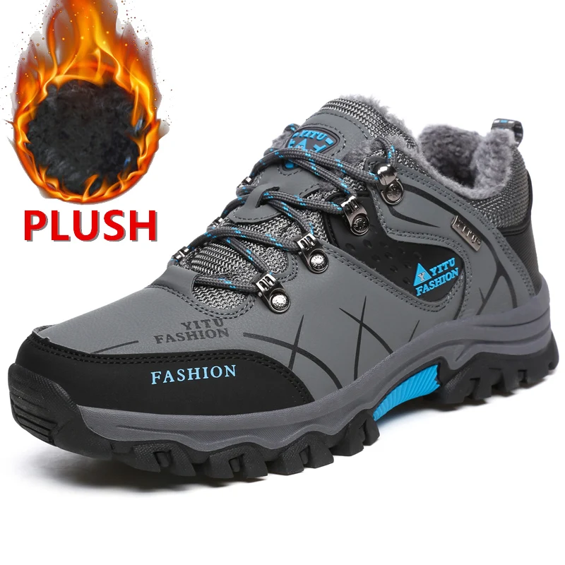 Men Winter Snow Boots Sneakers Outdoor Casual Hiking Size 39-47