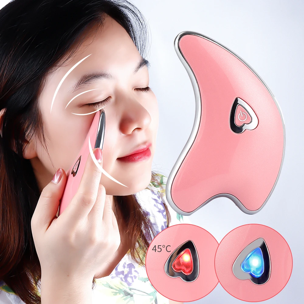 

Face Neck Guasha Massager Face Wrinkle Removal Device Body Slimming Massager Electirc Facial Skin Beauty Care Scraping Tool