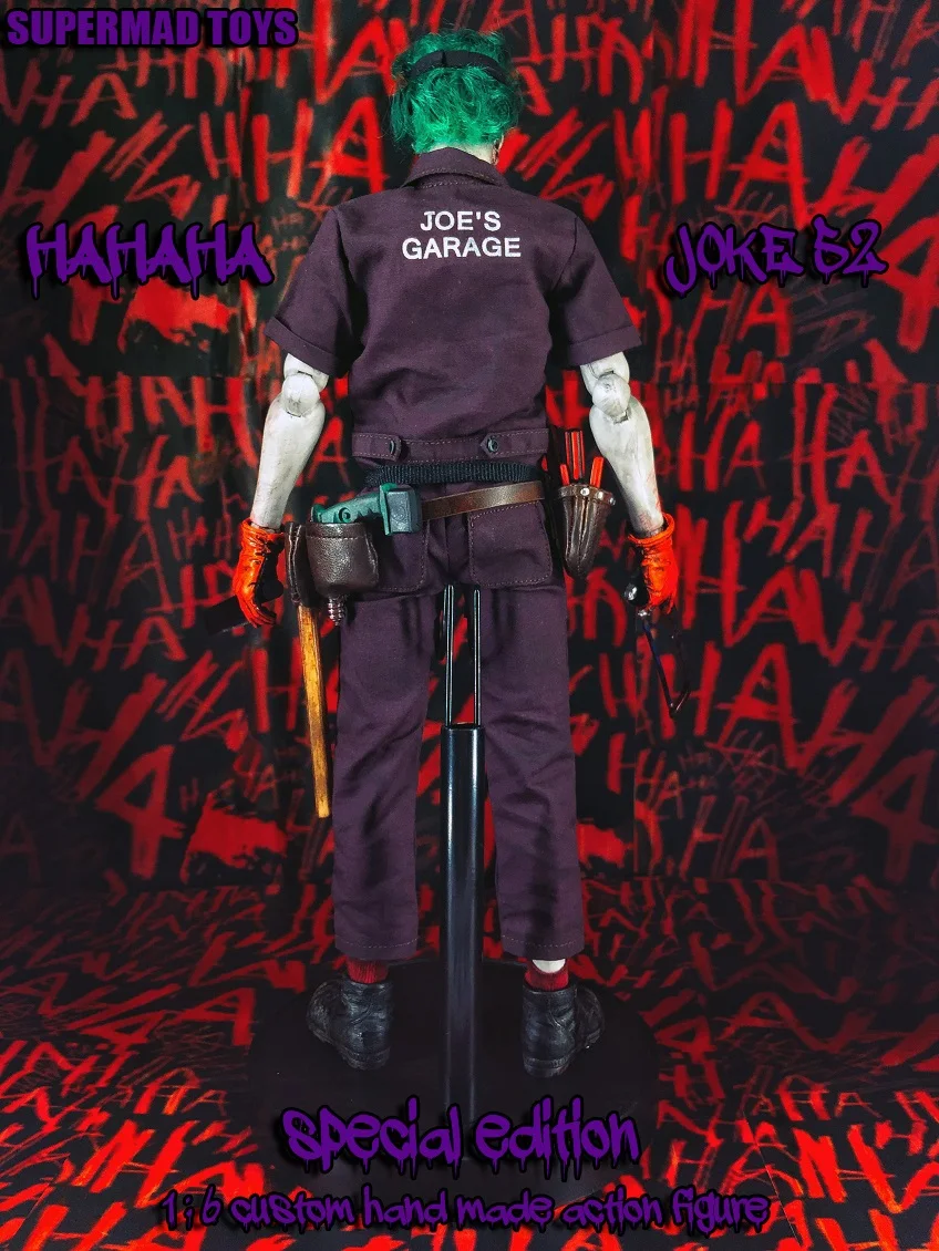 SUPERMAD TOYS 1/6 HaHaHa Joker 52 шутка Коллекционная Фигурка ограниченная версия для фанатов подарок на праздник