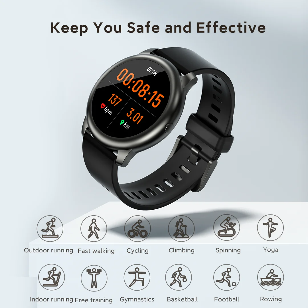 Haylou Solar Ls05 Smart Watch Sport Smartwatch Metal Heart Rate Sleep  Monitor Ip68 Waterproof Ios Android Global Version - Smart Watches -  AliExpress