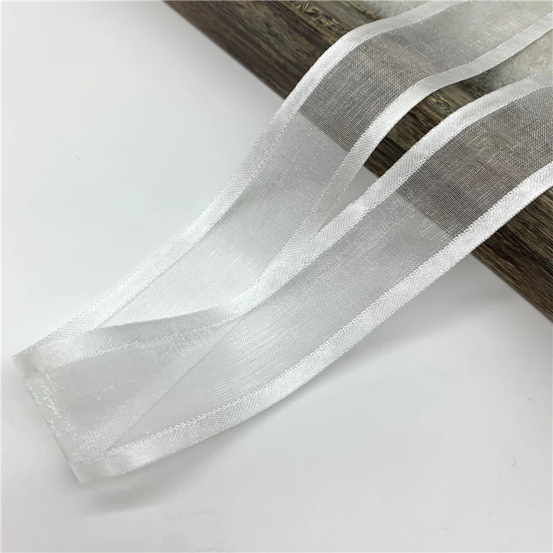 Satin Edge Ribbon Organza Ribbon 5yards/Lot 25mm For Bow Wedding Christmas Decoration DIY Wrapping ribbon decoration satin ribbons ribbon supplies christmas ribbon organza ribbon wrapping ribbon satin ribbon sewing ribbon