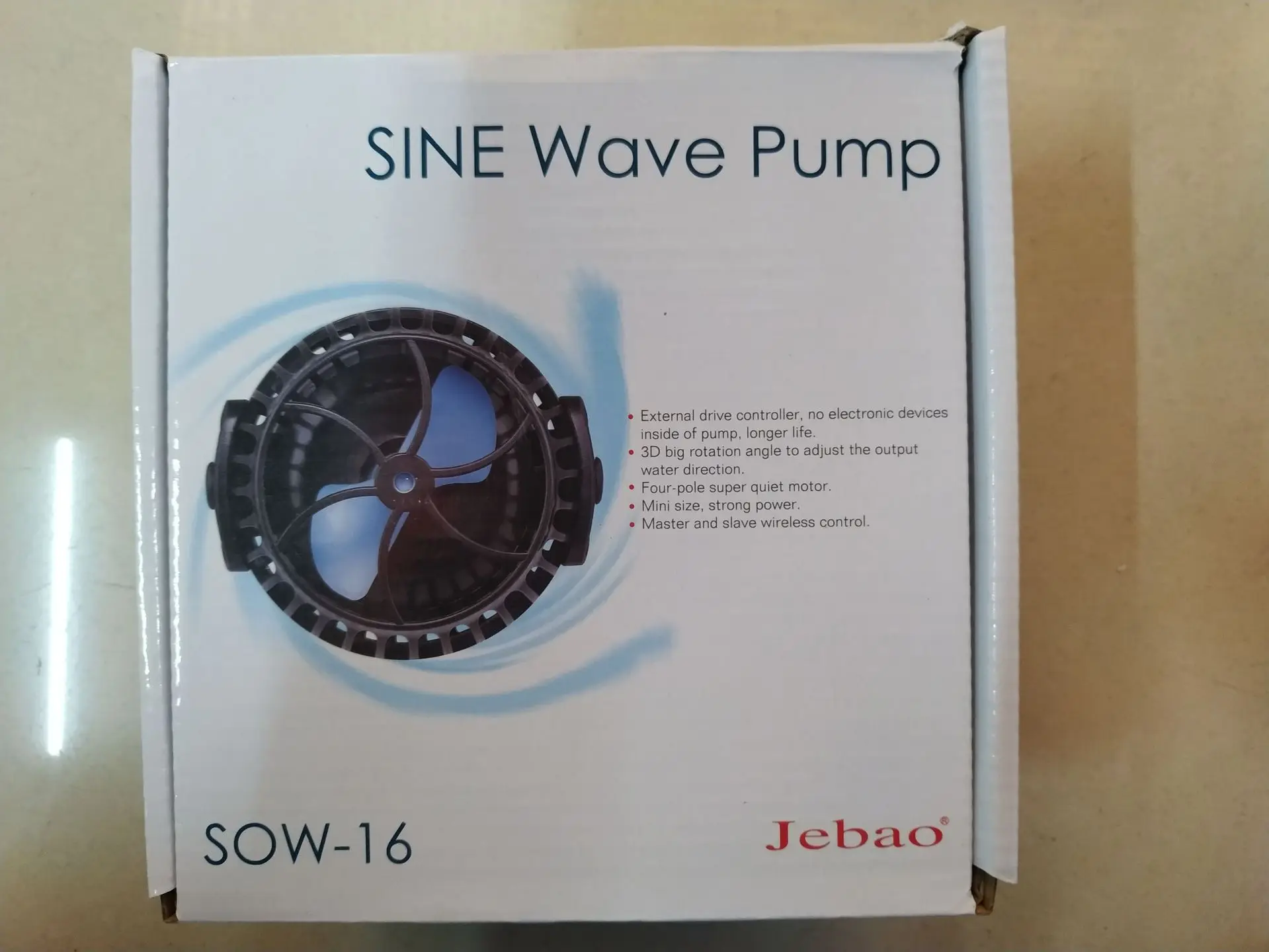 SOW-16 Jebao насос волновой производитель контроллер аквариума коралловых рифов насос морской аквариум машина волн 110-240 в мини СОУ без Wi-Fi - Цвет: SOW-16