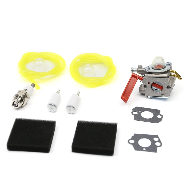 

Carburetor Kit for Homelite UT-20749 UT-20758 UT-20769 UT-20750 UP08713 Zama C1U-H47 Fuel Line Filter Primer Bulb