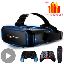 3d vr fone de ouvido realidade virtual óculos inteligentes capacete para smartphones celular celular com controladores lentes óculos binóculos