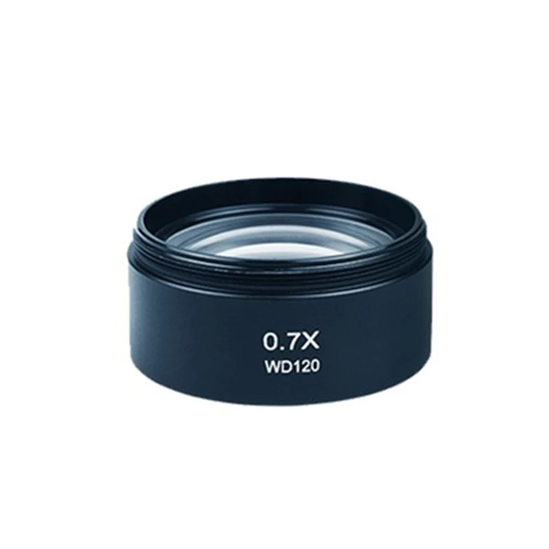 

WD30 WD165 Auxiliary Objective Lens 0.5X 0.3X 1X 0.7X 2X Stereo Objective Barlow Lens Magnifier Microscope Accessories