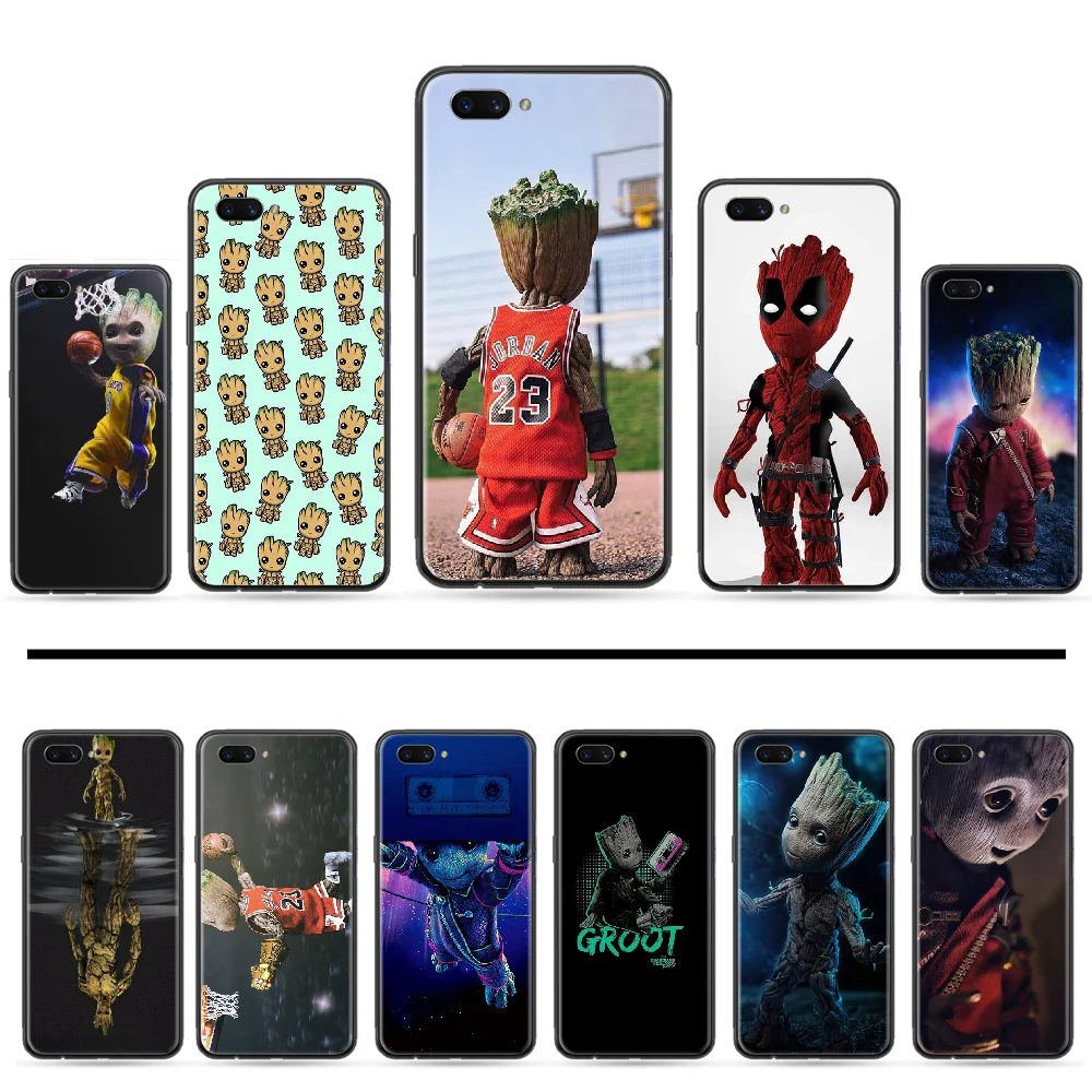 Мультяшный чехол для телефона groot OPPO F 1S 7 9 K1 A77 F3 RENO F11 A5 A9 2020 A73S R15 REALME PRO | Мобильные
