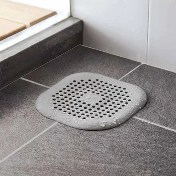 

Square Floor Drain Bathroom Hair Catcher Bath Stopper Plug Sink Strainer Home Pool Kitchen Vegetable Fruit Residue Filters
