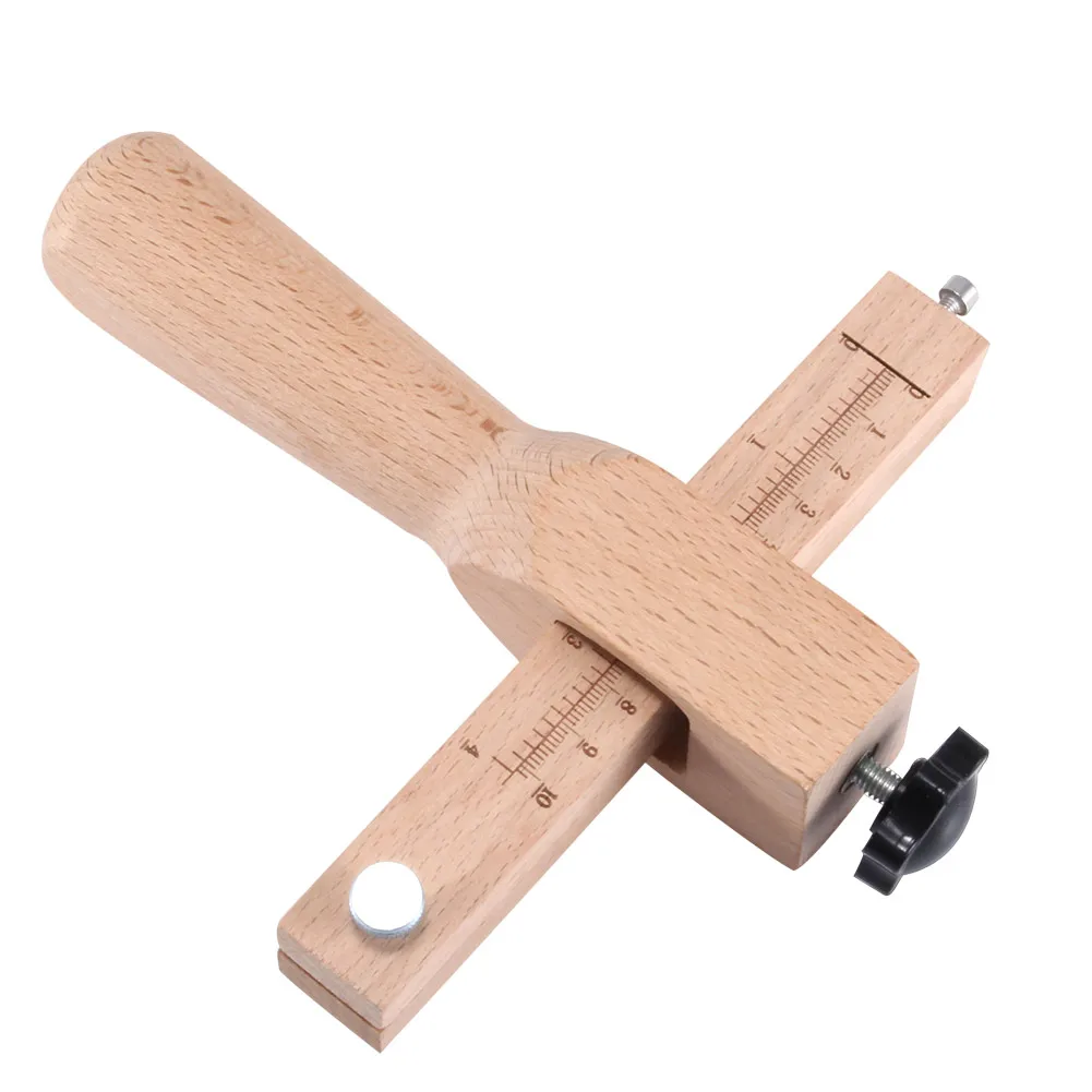 Adjustable Belt Leather Cutter Strap Tool Craft Cutting Hand Wooden DIY Durable Making SER88