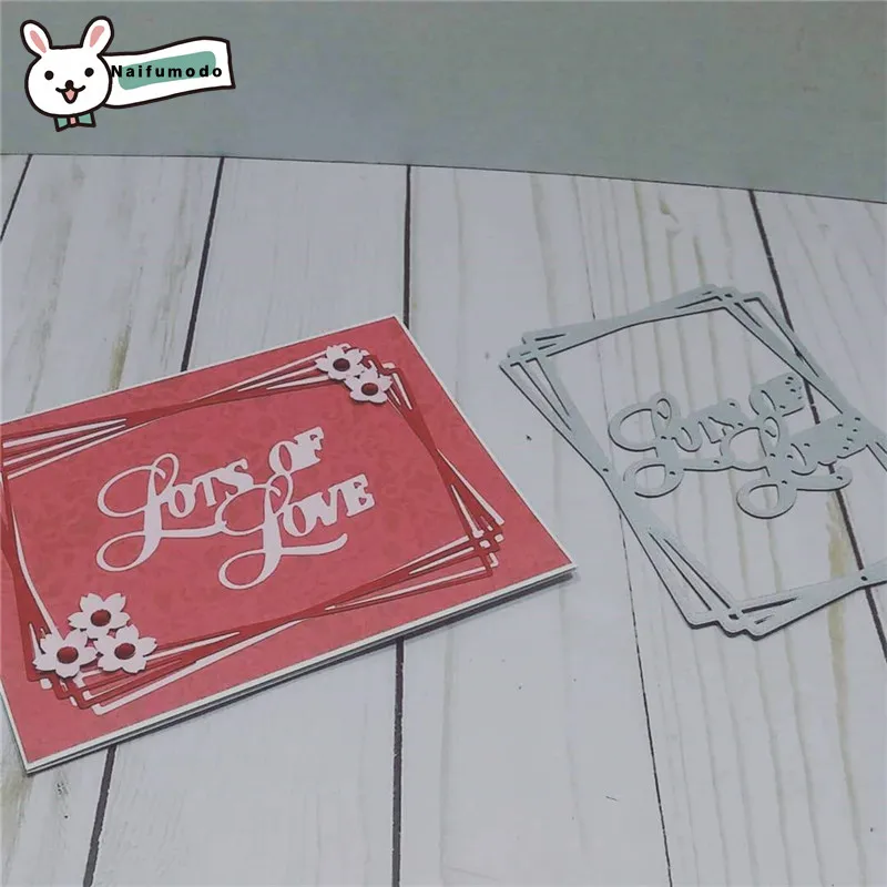 

Naifumodo Cutting Dies Metal Dies Irregular Frame Die Scrapbooking Album Card Making Embossing Stencil Decor Diecuts
