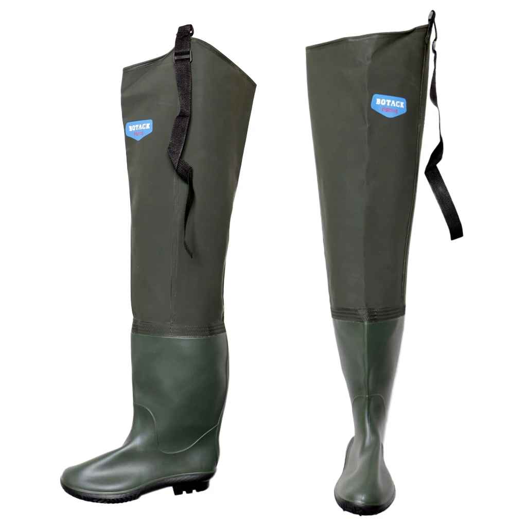 Fishing Waders Boot Waterproof Stockingfoot Hip Waders Leg Wear Wading Pants Adjustable Webbing Strap