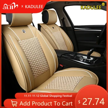 

KADULEE 1pcs car seat cover For lada 2114 granta xray vesta sw cross kalina kalina accessories covers for vehicle seats