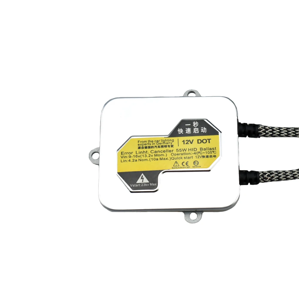 1pair Quick Start 55W Xenon Light HID AC Ballast for H1 H3 H7 H11 9005 9006 881 9012 4300K 5000K 6000K Car Headlight Fog Light 6