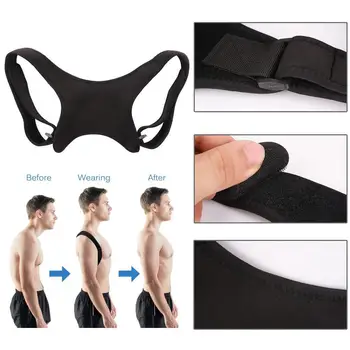 

Adjustable Back Posture Corrector Straighten Posture For Adult Belt Back Support Shoulder Kid Belt Correction Orthopedic Su I0Q8