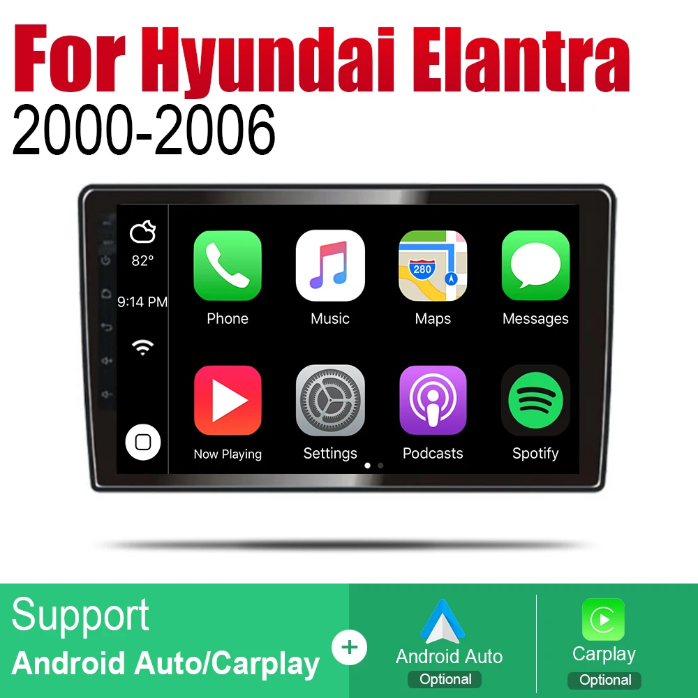 Perfect ZaiXi Android 2 Din Auto Radio For Hyundai Elantra 2000~2006 Car Multimedia Player GPS Navigation System Radio Stereo 3