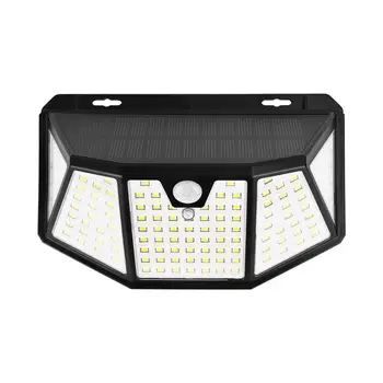

128LED Solar Powered Street Lights PIR Motion Sensor Wall Light Home Yard Flood Lights Garden Waterproof Lighting Security Lamps